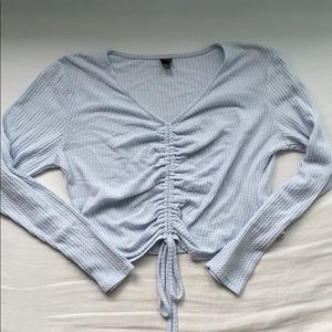 NWOT Target front clinch long sleeve top